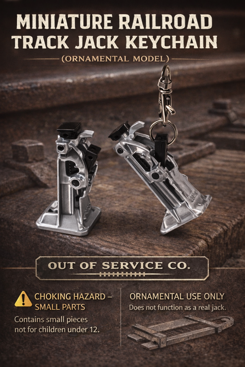 Trackjack Keychain
