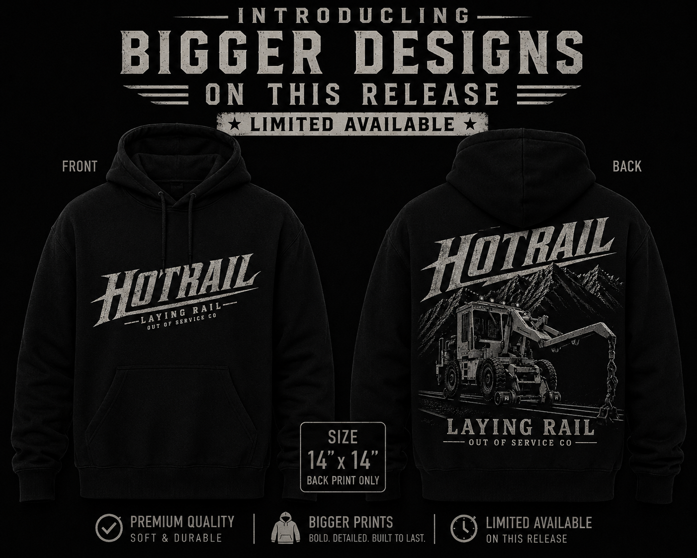Laying Rail Hoodie